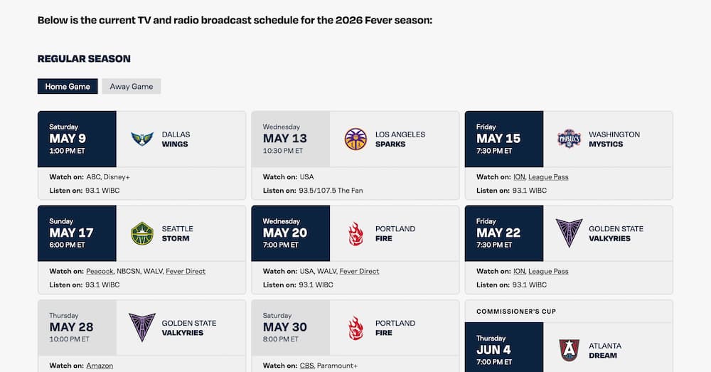 Where to Watch the Fever
